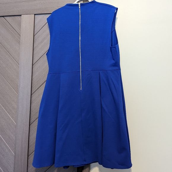 Beautiful Royal Blue Skater Dress - Picture 3 of 4